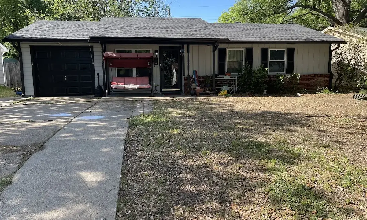 Asphalt Shingle Roof Repair crew at work on a residential roof in Montevallo